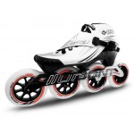 Bont Jet Inline Speed Skate White/Silver 3 Point